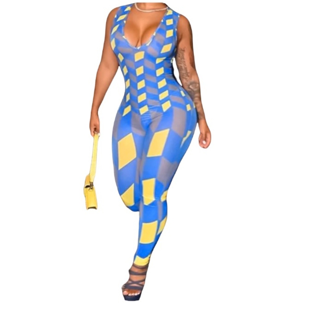 Sexy Bodycon Party Sleeveless Jumpsuit